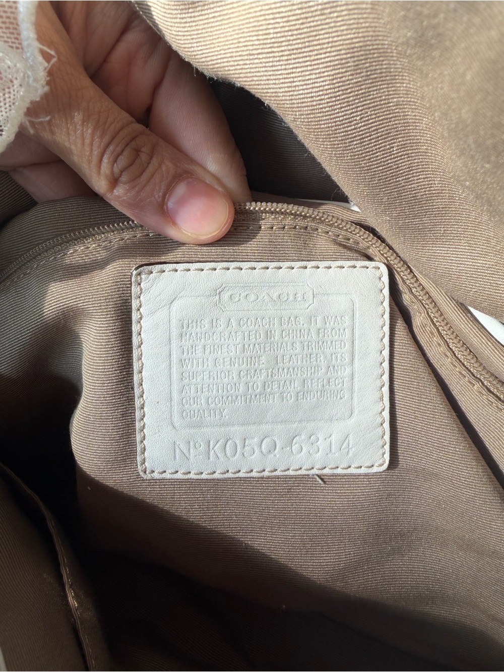 Coach Soho Flap Braided Buckle Signature White - Picture 4 of 6